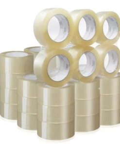 Băng dính đóng hàng. Khổ cuộn: 3.5cm. Khối lượng: 1kg/cuộn. Màu sắc: Trắng trong