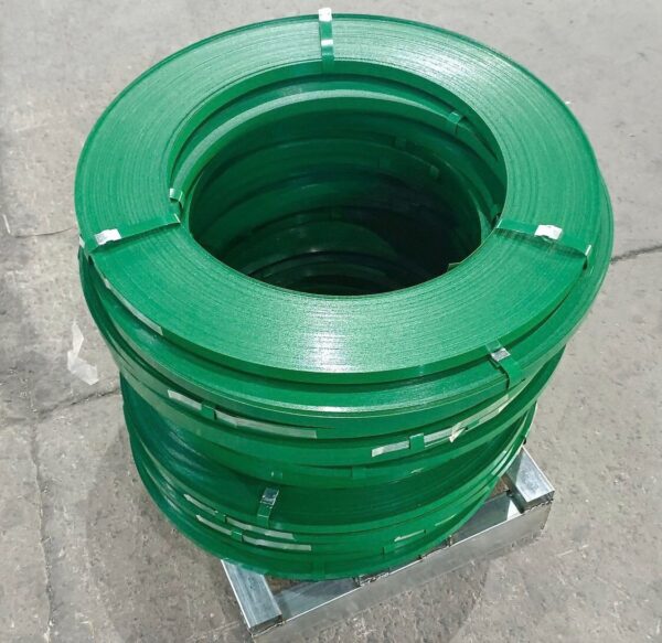 Dây đai nhựa PP. Hàng loại A. Bản rộng: 16 mm. Độ dày: 0.6 mm. Định lượng: 10kg/cuộn. Đủ màu - Ảnh 2
