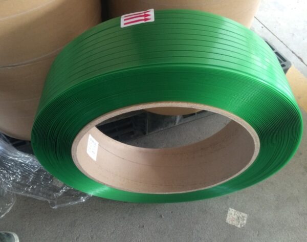 Dây đai nhựa pet. Hàng Phổ thông. Bản rộng: 16 mm. Độ dày: 0.9 mm. Định lượng: 20kg/cuộn. Màu xanh - Ảnh 2