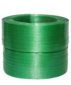 Dây đai nhựa PET. Hàng Phổ thông. Bản rộng: 16 mm. Độ dày: 1 mm. Định lượng: 20kg/cuộn. Màu đen