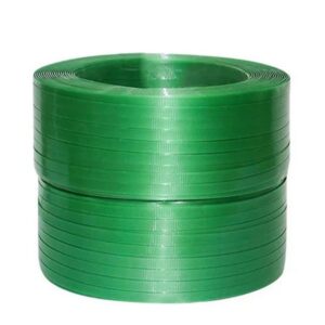 Dây đai nhựa pet. Hàng loại A. Bản rộng: 19 mm. Độ dày: 1 mm. Định lượng: 20kg/cuộn. Màu xanh