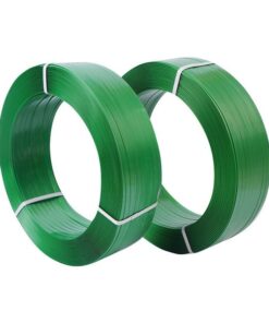 Dây đai nhựa PET. Hàng Phổ thông. Bản rộng: 16 mm. Độ dày: 1 mm. Định lượng: 20kg/cuộn. Màu đen