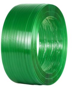 Dây đai nhựa PET. Hàng Phổ thông. Bản rộng: 16 mm. Độ dày: 1 mm. Định lượng: 20kg/cuộn. Màu đen