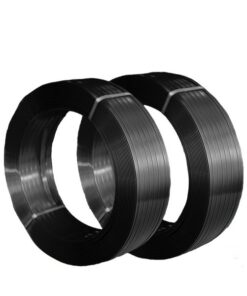 Dây đai nhựa PET. Hàng Phổ thông. Bản rộng: 19 mm. Độ dày: 0.9 mm. Định lượng: 20kg/cuộn. Màu đen