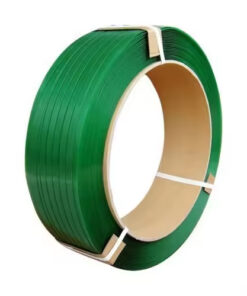 Dây đai nhựa pet. Hàng loại A. Bản rộng: 19 mm. Độ dày: 0.8 mm. Định lượng: 20kg/cuộn. Màu xanh