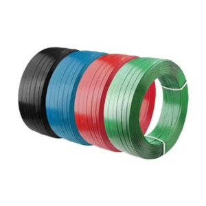 Dây đai nhựa PET. Hàng loại A. Bản rộng: 19 mm. Độ dày: 0.9 mm. Định lượng: 20kg/cuộn. Màu xanh