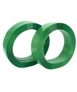 Dây đai nhựa pet. Hàng loại A. Bản rộng: 19 mm. Độ dày: 0.8 mm. Định lượng: 20kg/cuộn. Màu xanh