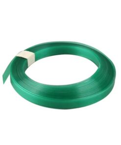 Dây đai nhựa pet. Hàng loại A. Bản rộng: 19 mm. Độ dày: 0.8 mm. Định lượng: 20kg/cuộn. Màu xanh