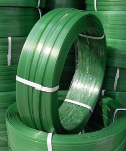 Dây đai nhựa PET. Hàng xuất khẩu. Bản rộng: 19 mm. Độ dày: 0.9 mm. Định lượng: 20kg/cuộn. Màu xanh