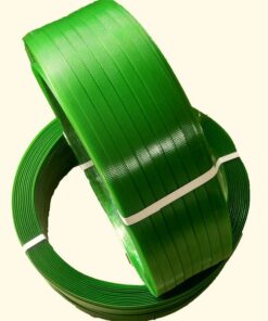Dây đai nhựa PET. Hàng xuất khẩu. Bản rộng: 19 mm. Độ dày: 0.9 mm. Định lượng: 20kg/cuộn. Màu xanh