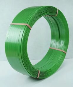 Dây đai nhựa PET. Hàng xuất khẩu. Bản rộng: 19 mm. Độ dày: 0.9 mm. Định lượng: 20kg/cuộn. Màu xanh