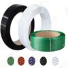 Dây đai đóng hàng PET. Hàng Phổ thông. Bản rộng: 19 mm. Độ dày: 1 mm. Định lượng: 20kg/cuộn. Màu đen