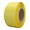 Đai nhựa PP. Hàng phổ thông. Bản rộng: 12 mm. Độ dày: 0.6 mm. Định lượng: 10kg/cuộn. Đủ màu