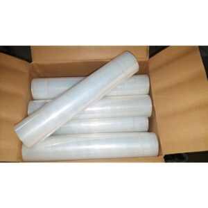 Cuộn PE. Khổ cuộn: 25cm. Khối lượng: 2kg/cuộn. KL Lõi giấy: 300gr. Màu sắc: Trong suốt