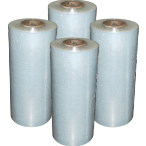 Màng Bọc Hàng Hóa PE. Khổ cuộn: 7cm. Khối lượng: 2kg/cuộn. KL Lõi giấy: 100gr. Màu sắc: Trong suốt