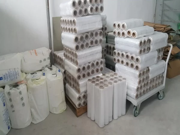 Màng Co Bọc Hàng PE. Khổ cuộn: 50cm. Khối lượng: 3kg/cuộn. KL Lõi giấy: 500gr. Màu sắc: Trong suốt - Ảnh 3