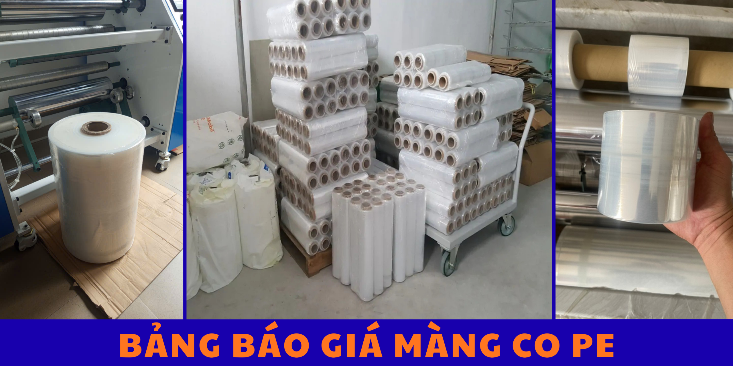 BẢNG BÁO GIÁ MÀNG CO PE