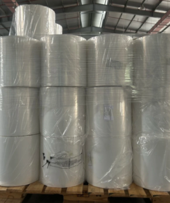 12 Cuộn Màng Co Jumbo. Khổ cuộn 50cm, Trọng lượng 35kg/cuộn.