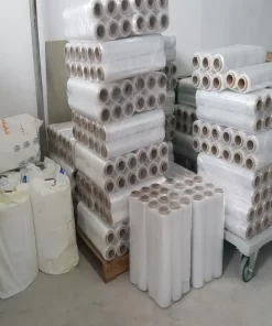 Cuộn PE. Khổ cuộn: 25cm. Trọng lượng: 2.5kg/cuộn. Màu sắc: Trong suốt