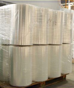 12 Cuộn Màng Co Jumbo. Khổ cuộn 50cm, Trọng lượng 35kg/cuộn.