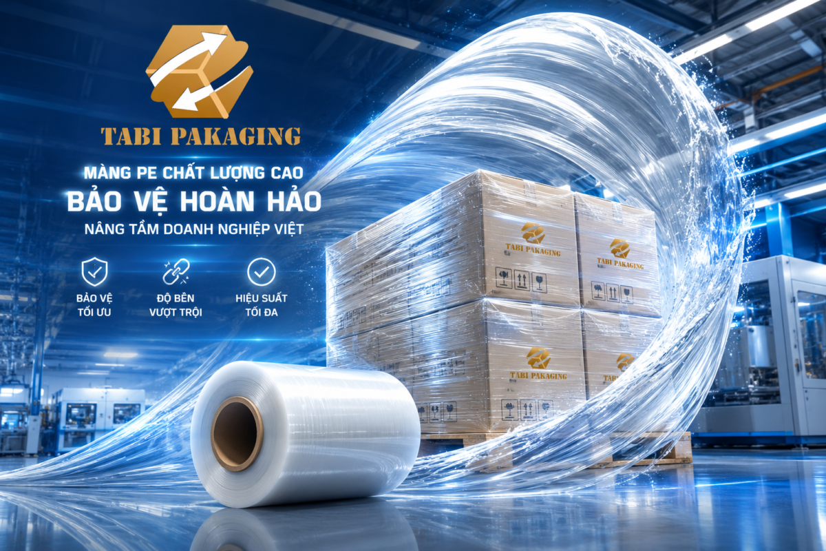 Màng PE là gì? Giải pháp đóng gói tối ưu giúp bảo vệ hàng hóa an toàn và chuyên nghiệp