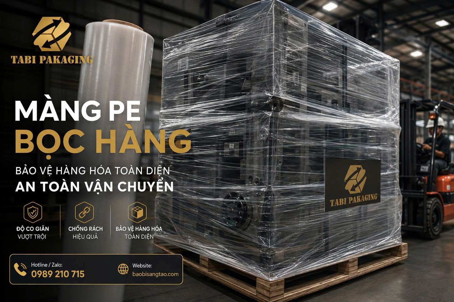 màng pe bọc hàng giá rẻ