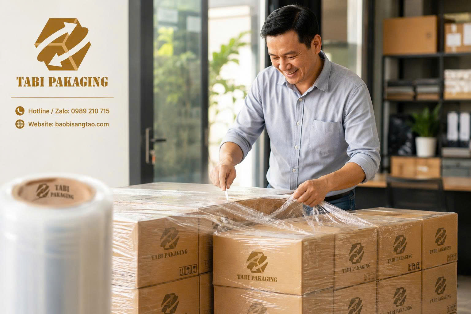 màng bọc pe tabi packaging