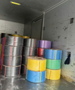Đai nhựa Loại B, dùng cho máy đóng đai BÁN tự động, bản 15mm, dày 01mm, màu đen
