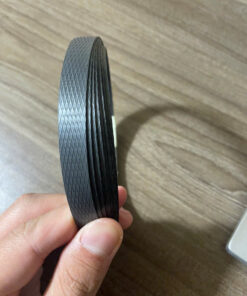 Dây đai nhựa PP Loại C, dùng cho máy đóng đai BÁN tự động, bản 12mm, dày 01mm, màu đỏ